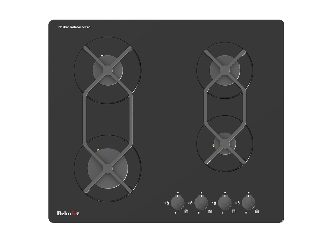 ENCIMERA VITRO GAS 4 QUEMADORES ETERNITY 1