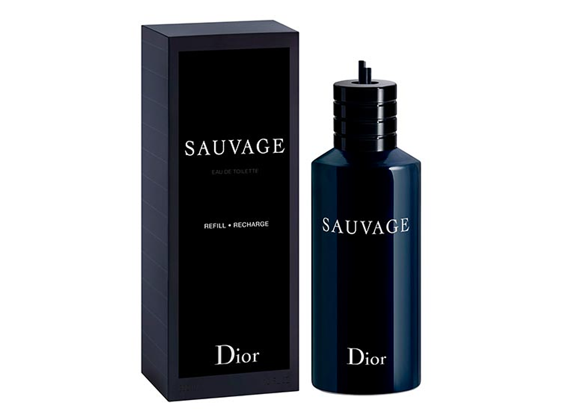 PERFUME DIOR RECARGA SAUVAGE HOMBRE EDT 300 ML 3