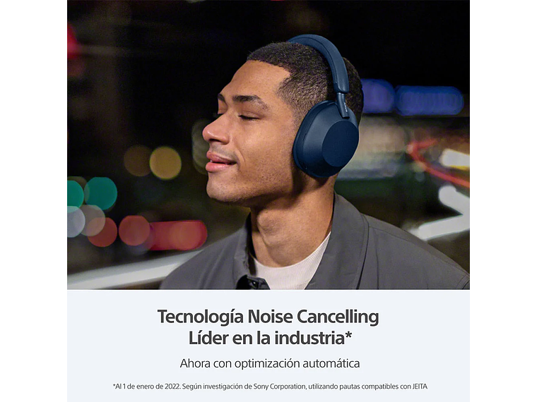 AUDÍFONOS SONY WH-1000XM5 NOISE CANCELLING BLUETOOTH AZUL 2