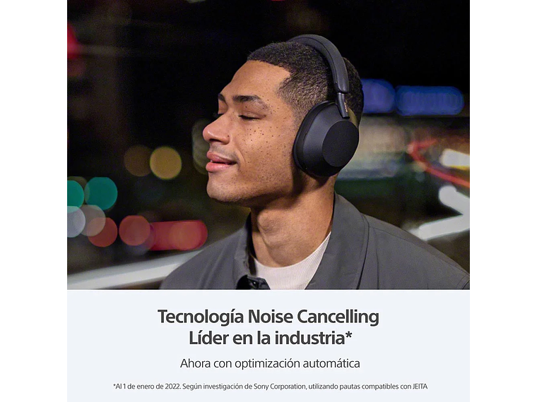 AUDÍFONOS SONY WH-1000XM5 NOISE CANCELLING BLUETOOTH NEGRO 2