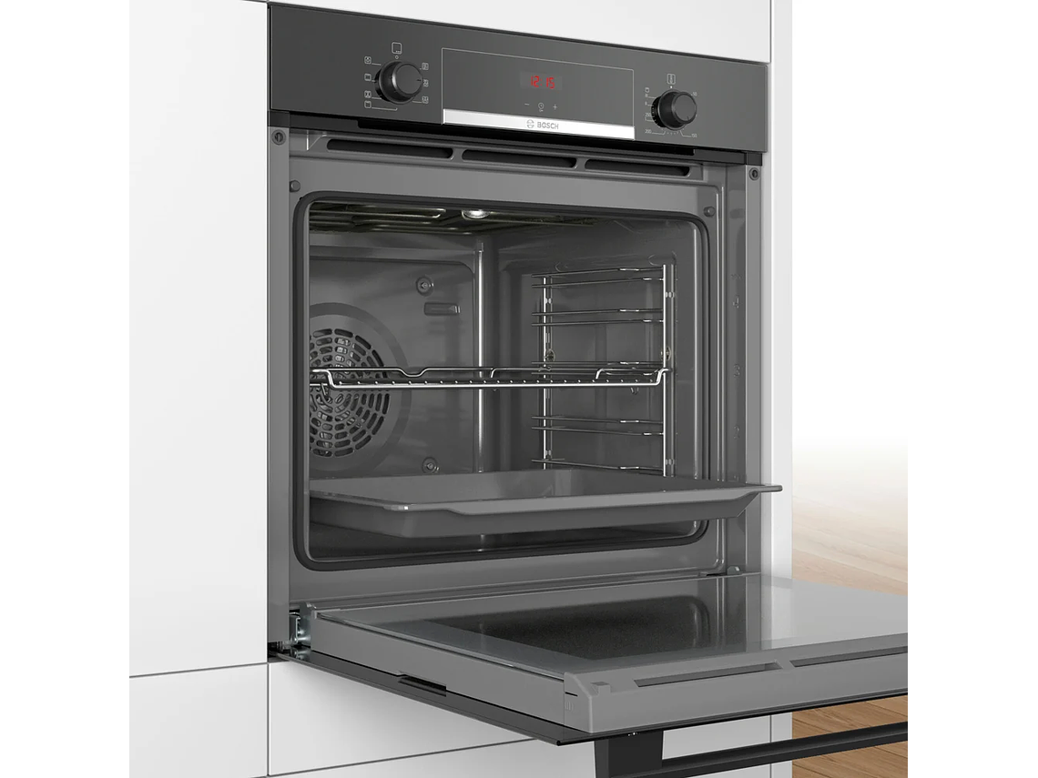 HORNO EMPOTRABLE CON GRILL 71 L HBA513BB1 5