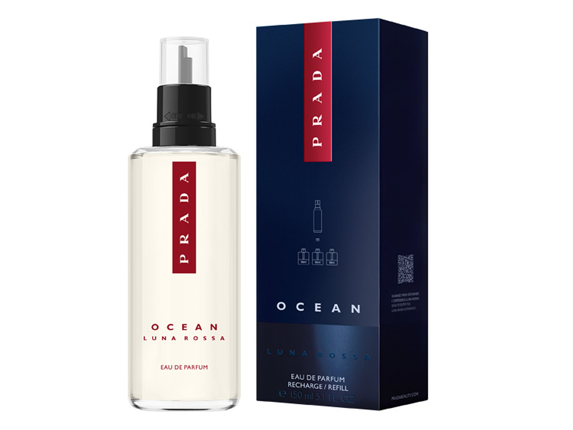 PERFUME PRADA LUNA ROSSA OCEAN HOMBRE EDP 150 ML REFILL 2