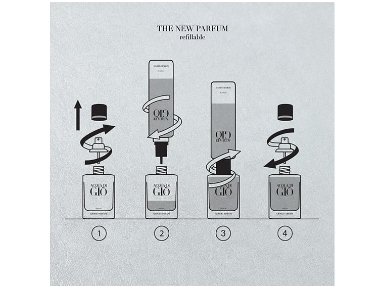 PERFUME GIORGIO ARMANI ACQUA DI GIO PARFUM HOMBRE 150 ML REFILL 6