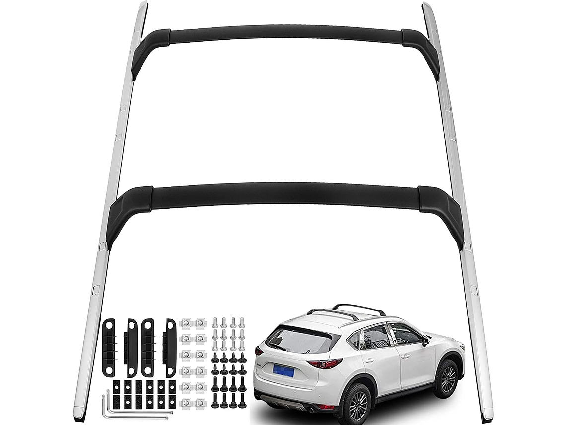 KIT BARRAS PORTAEQUIPAJES NEW MAZDA CX5 2017 UP 1