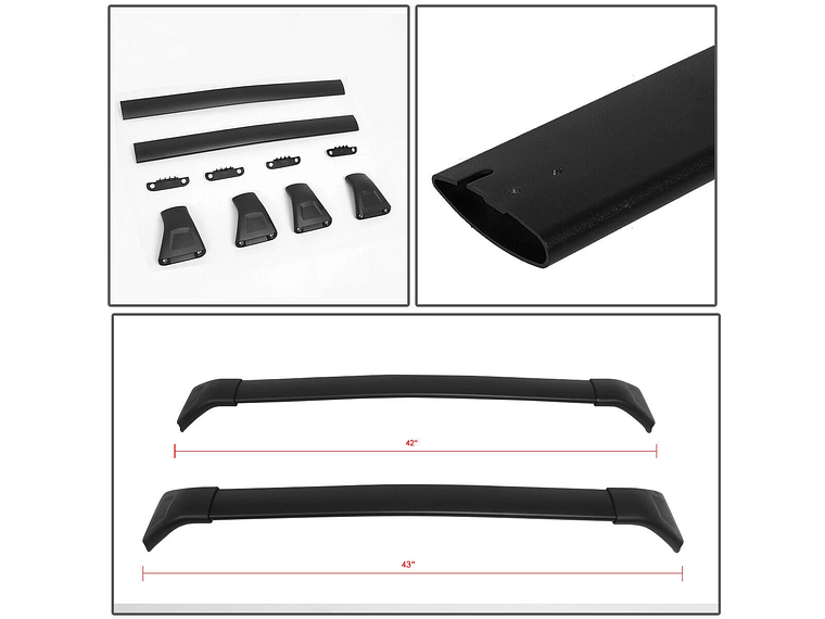 KIT BARRAS PORTAEQUIPAJES NEW MAZDA CX5 2017 UP 2