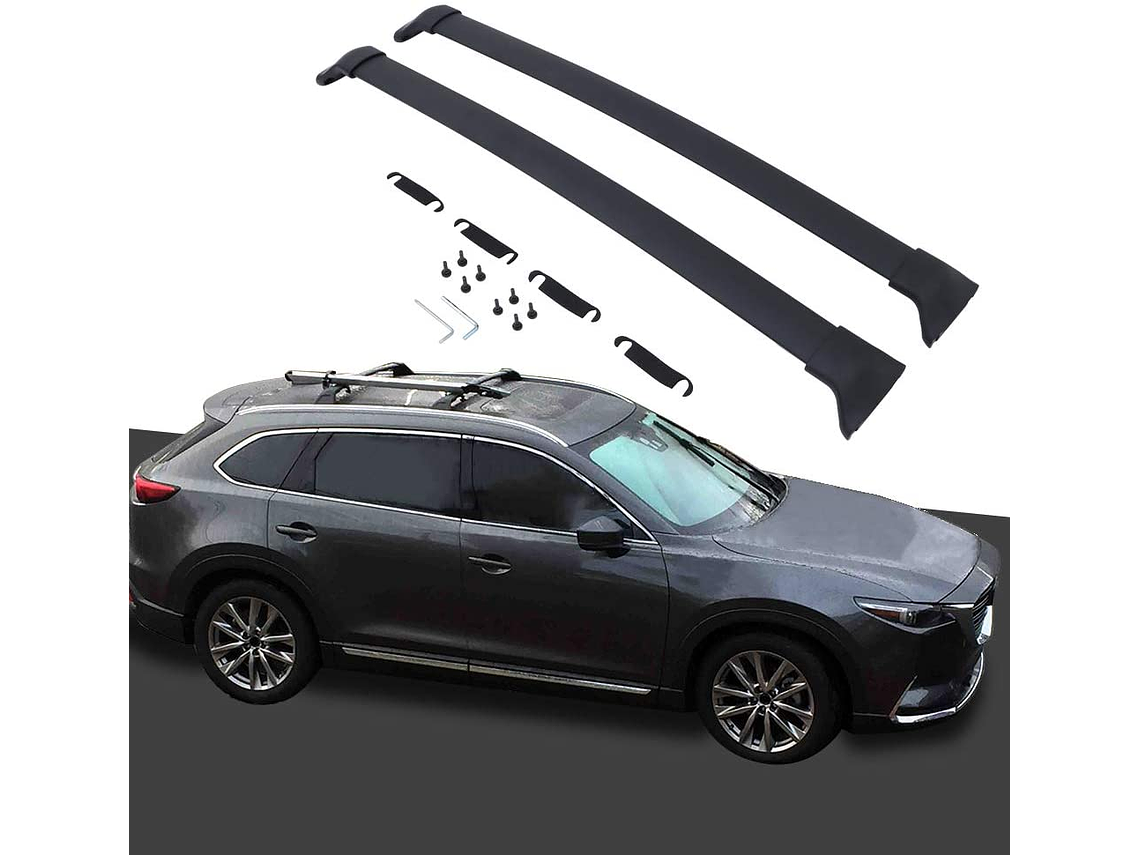 BARRAS PORTAEQUIPAJES OEM MAZDA CX9 2017 UP 1