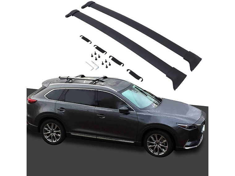 BARRAS PORTAEQUIPAJES OEM MAZDA CX9 2017 UP 1
