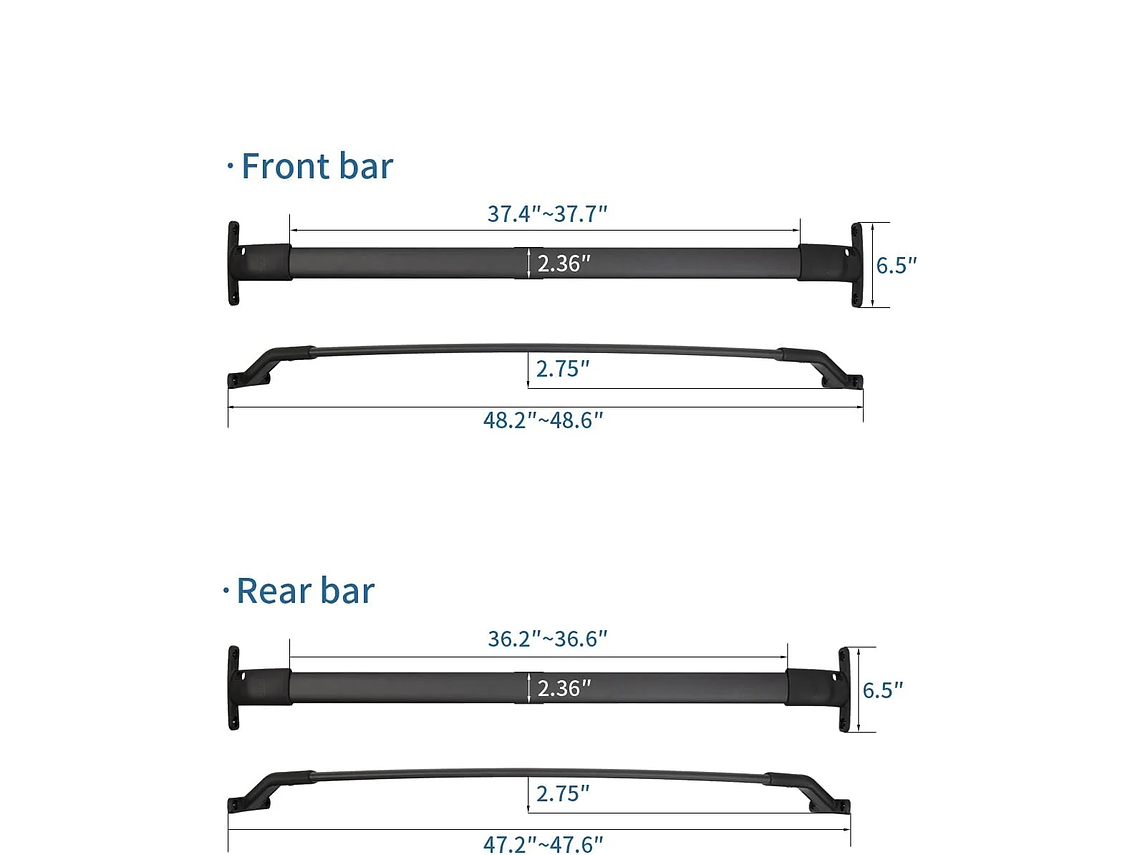 BARRAS PORTAEQUIPAJES OEM FORD EXPEDITION 2018 UP 2