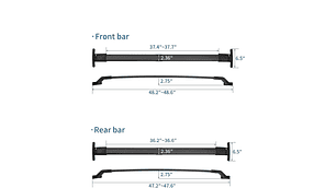 BARRAS PORTAEQUIPAJES OEM FORD EXPEDITION 2018 UP