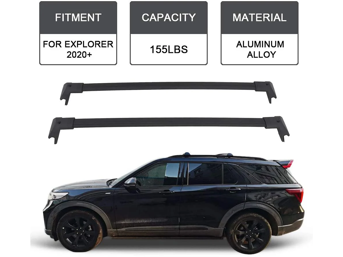 BARRAS PORTAEQUIPAJES OEM FORD EXPLORER 2020 UP 2