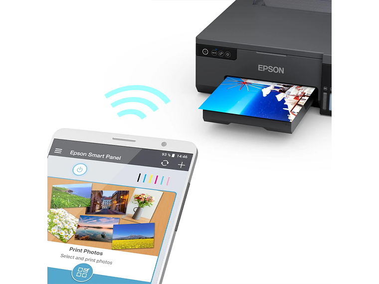 IMPRESORA FOTOGRÁFICA INK-JET EPSON ECOTANK L8050 COLOR WIFI 5