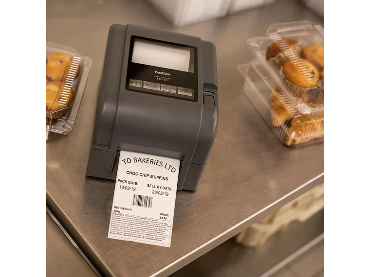 IMPRESORA DE ETIQUETAS BROTHER 4.3 DESKTOP NEGRA 4