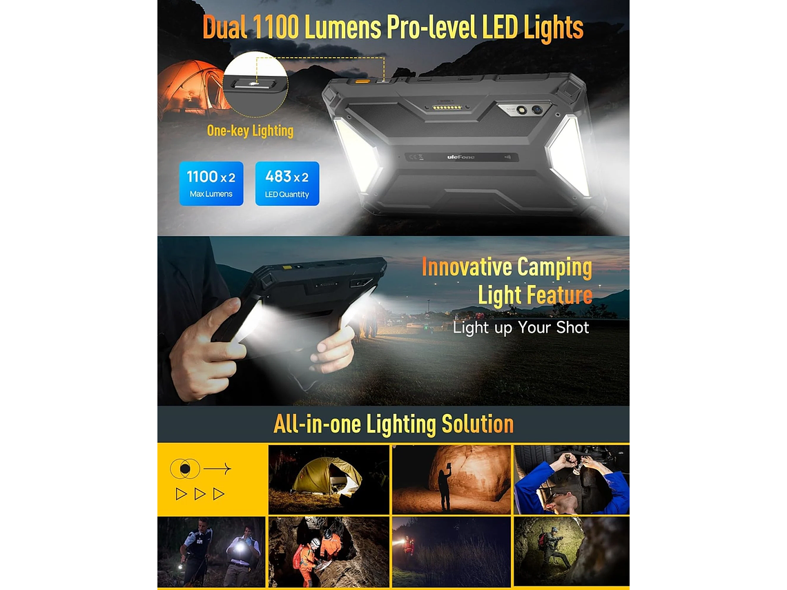 ULEFONE ARMOR PAD 3 PRO - TABLET 4G INDUSTRIAL IP68 MILITAR 6