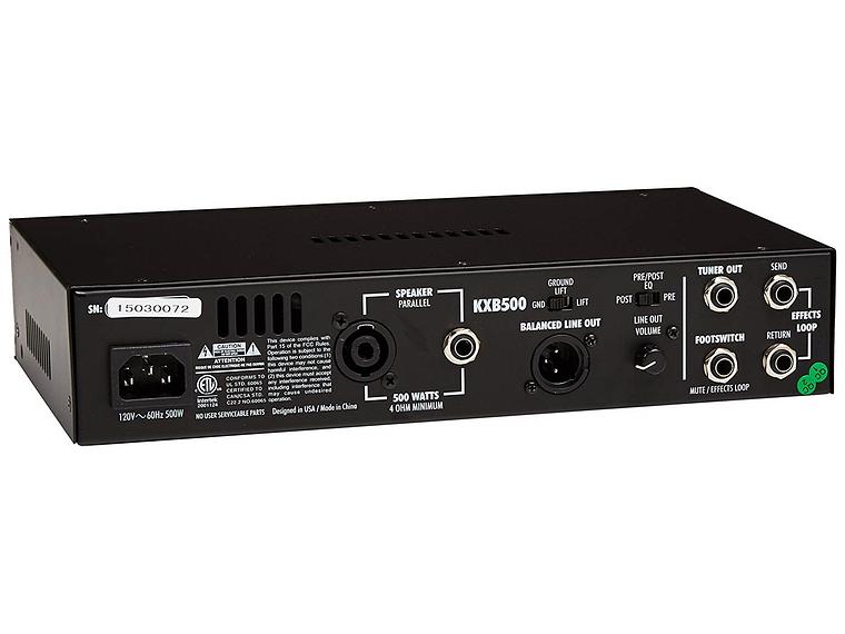 CABEZAL DE BAJO KUSTOM KXB500 2