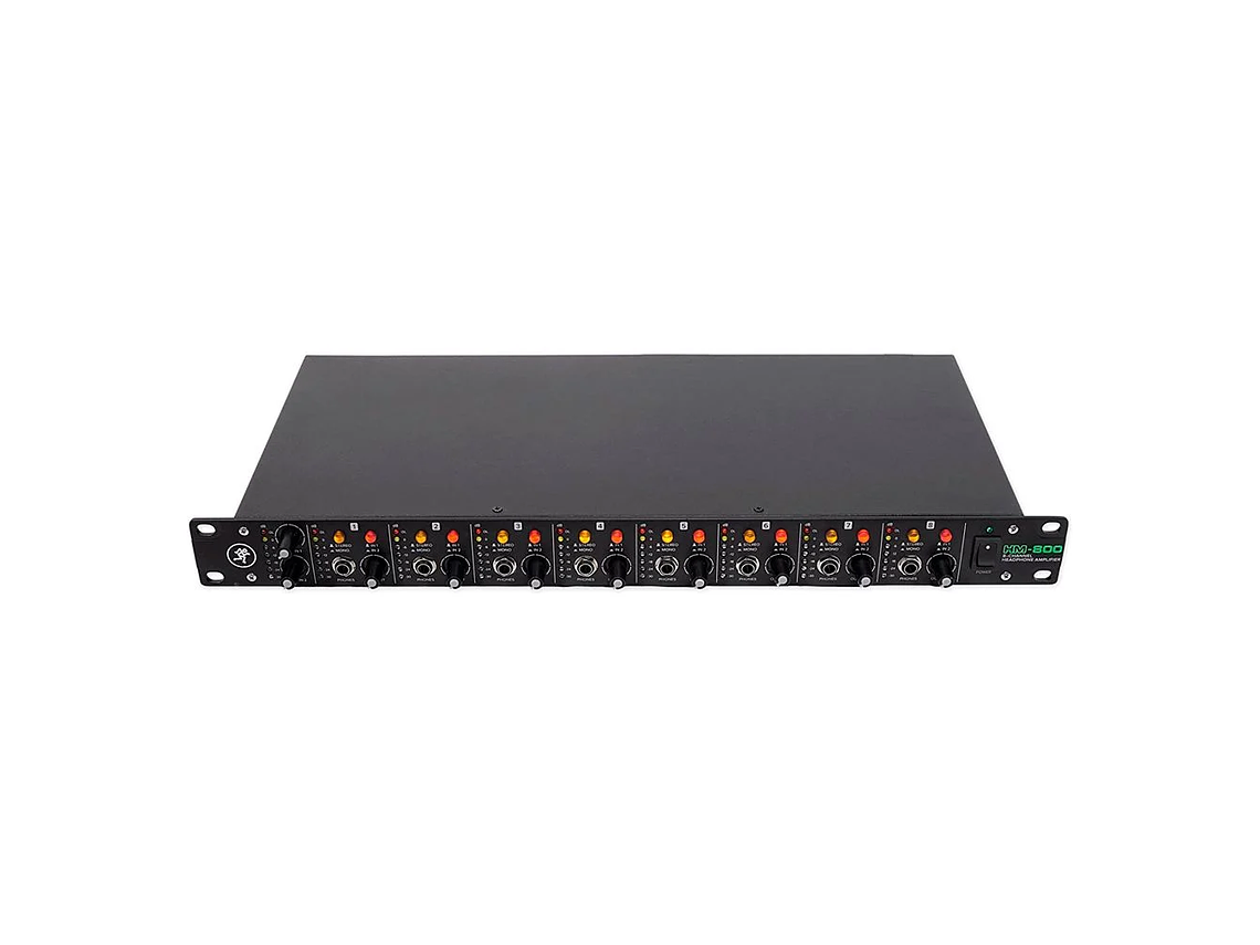 AMPLIFICADOR DE AUDÍFONOS MACKIE HM-800 DE 8 CANALES 1