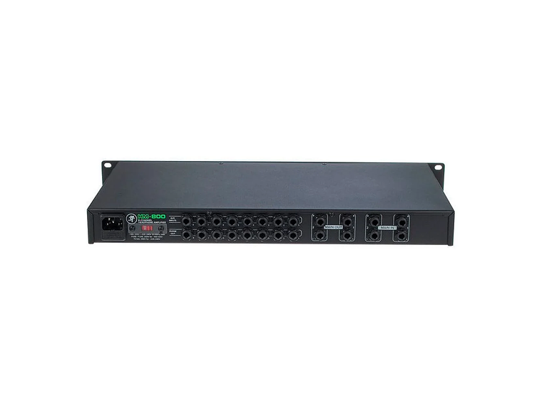 AMPLIFICADOR DE AUDÍFONOS MACKIE HM-800 DE 8 CANALES 4