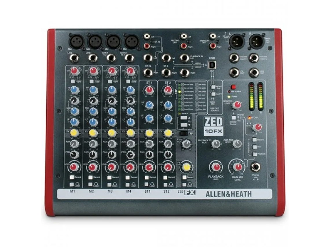 MIXER ALLEN & HEATH ZED10FX USB CON EFECTOS 1