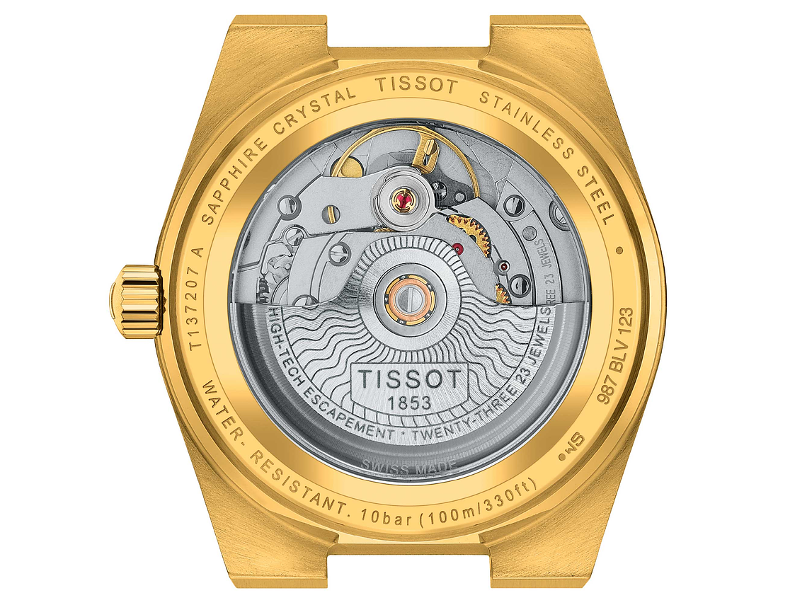 RELOJ TISSOT HOMBRE PRX POWERMATIC 40MM DORADO 2
