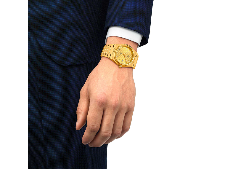 RELOJ TISSOT HOMBRE PRX POWERMATIC 40MM DORADO 3