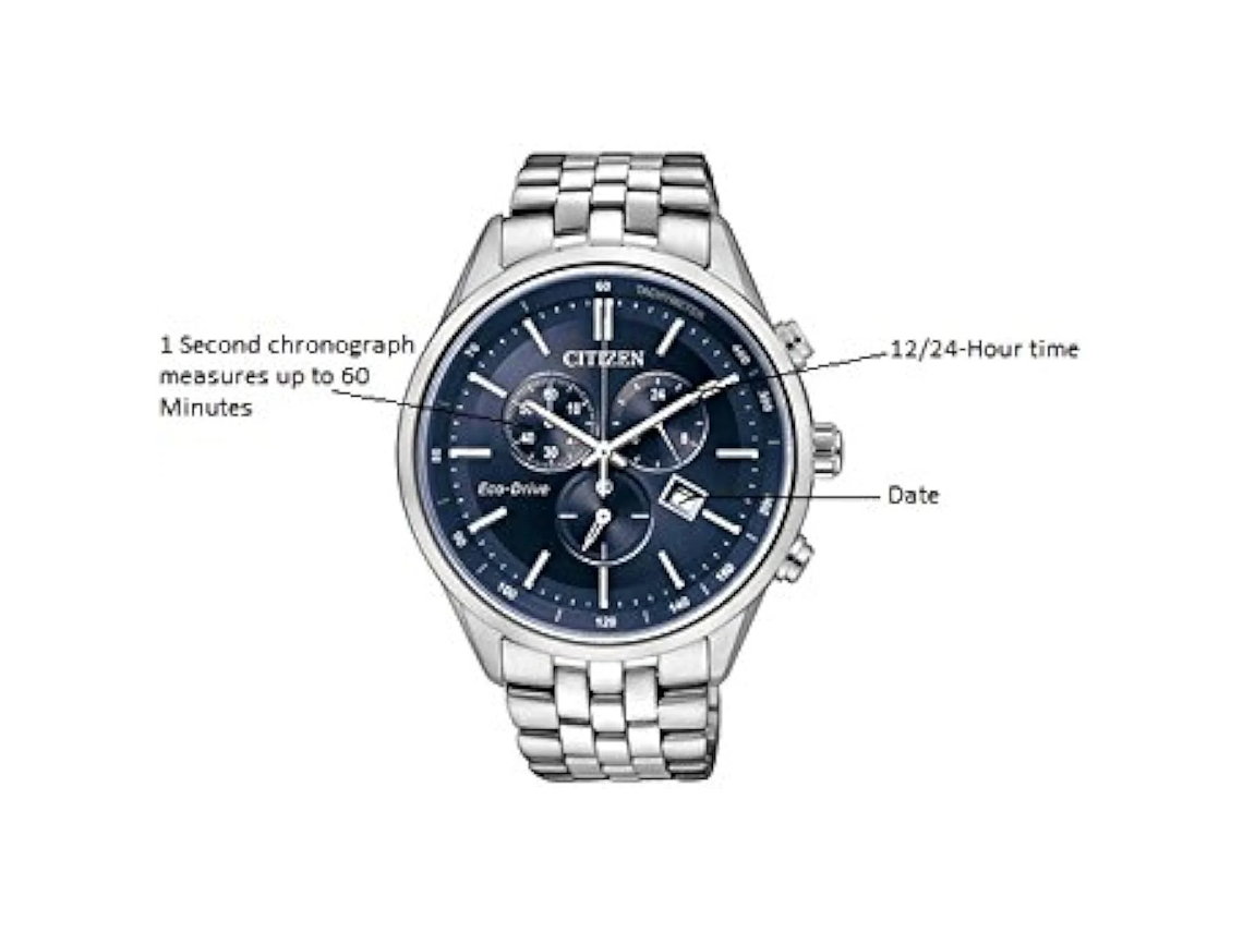 RELOJ CITIZEN AT2141-52L PARA HOMBRE EN PLATEADO DE ACERO INOXIDABLE 5