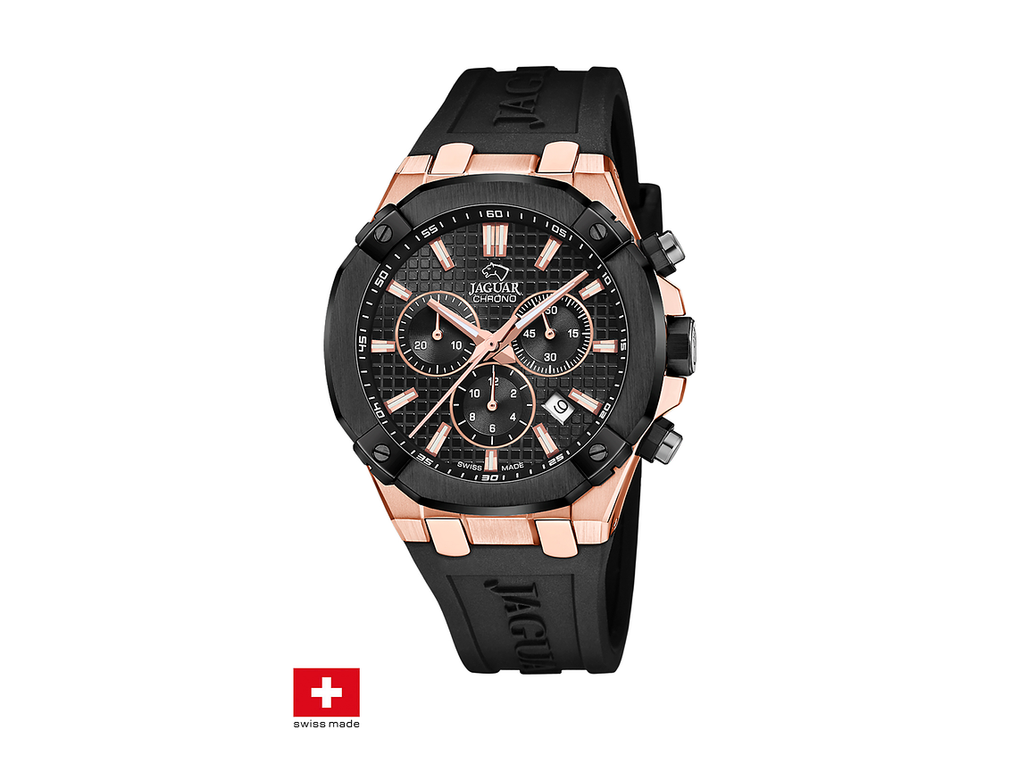 RELOJ J1015/1 JAGUAR SWISS NEGRO HOMBRE DIPLOMATIC 1