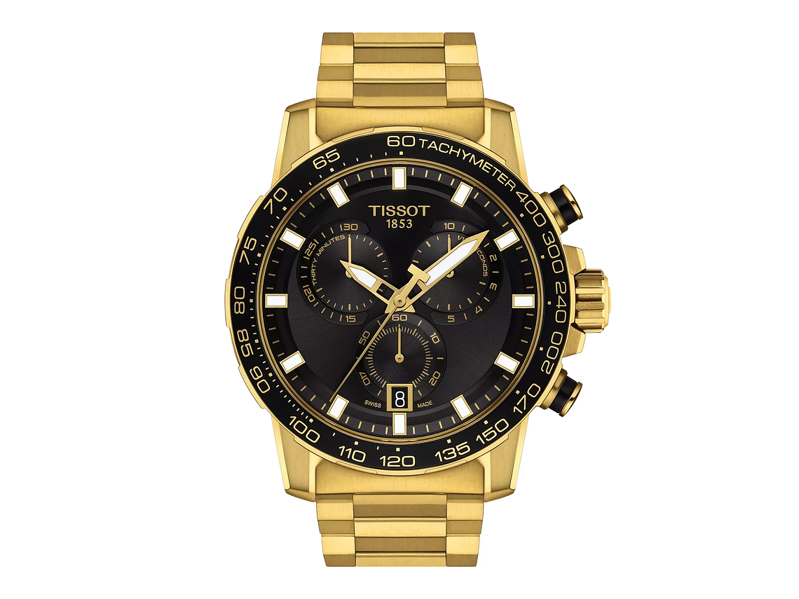 RELOJ TISSOT HOMBRE SUPERSPORT CHRONO DORADO 1