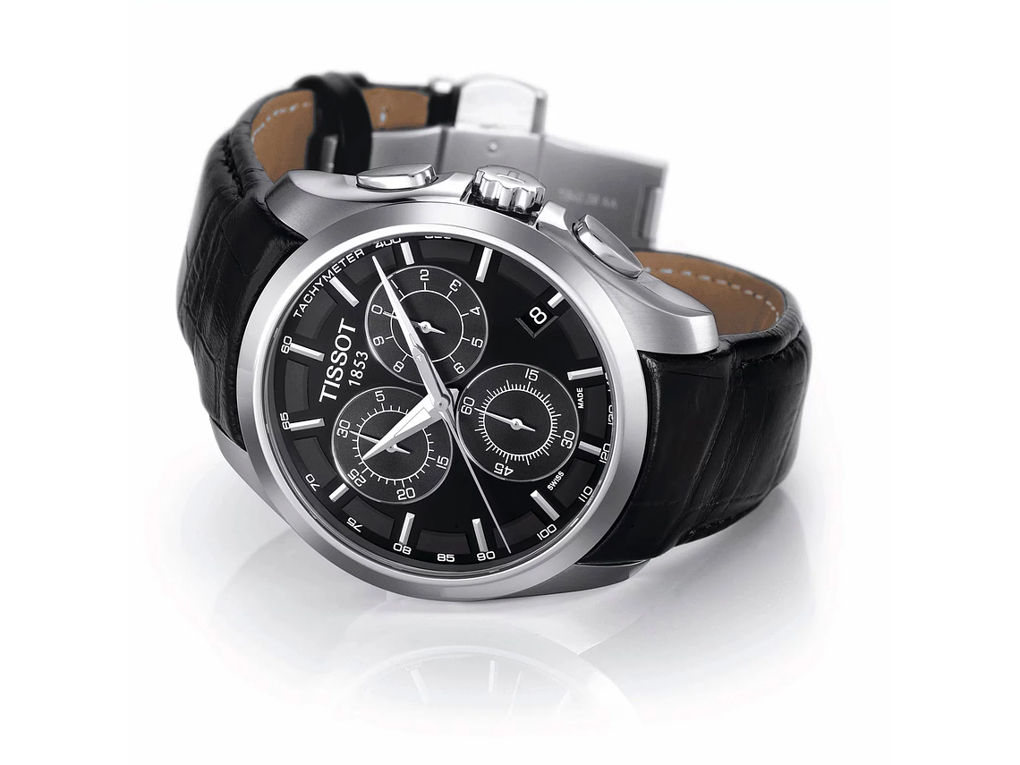 RELOJ TISSOT HOMBRE COUTURIER CHRONOGRAPH NEGRO 4