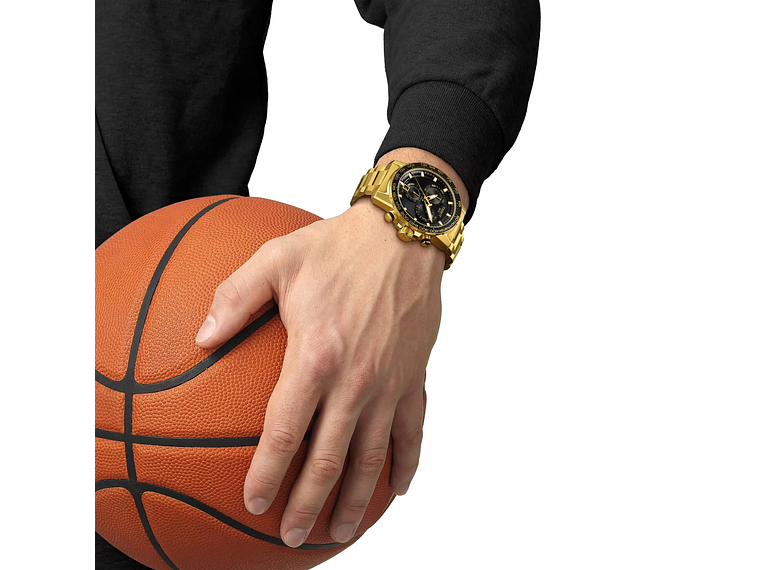 RELOJ TISSOT HOMBRE SUPERSPORT CHRONO DORADO 4