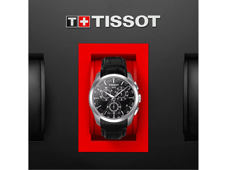 RELOJ TISSOT HOMBRE COUTURIER CHRONOGRAPH NEGRO 5