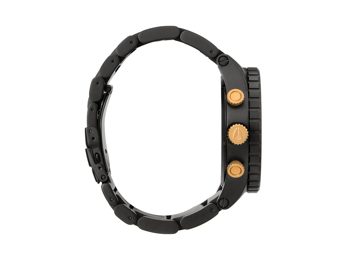 RELOJ NIXON HOMBRE 51-30 CHRONO MATTE BLACK GOLD 2