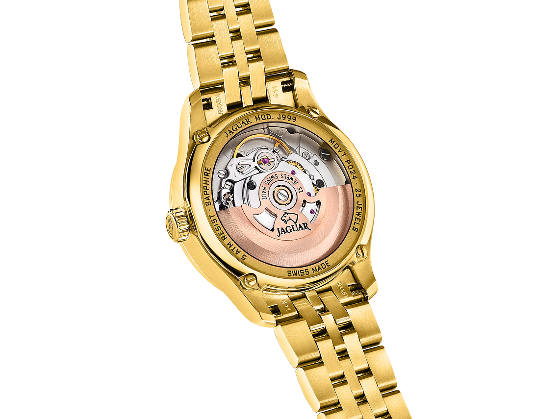 RELOJ DE PULSERA JAGUAR J999/1 SWISS BLANCO MUJER AUTOMÁTICO 3