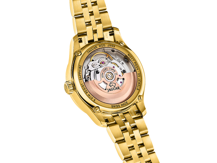 RELOJ DE PULSERA JAGUAR J999/1 SWISS BLANCO MUJER AUTOMÁTICO 3