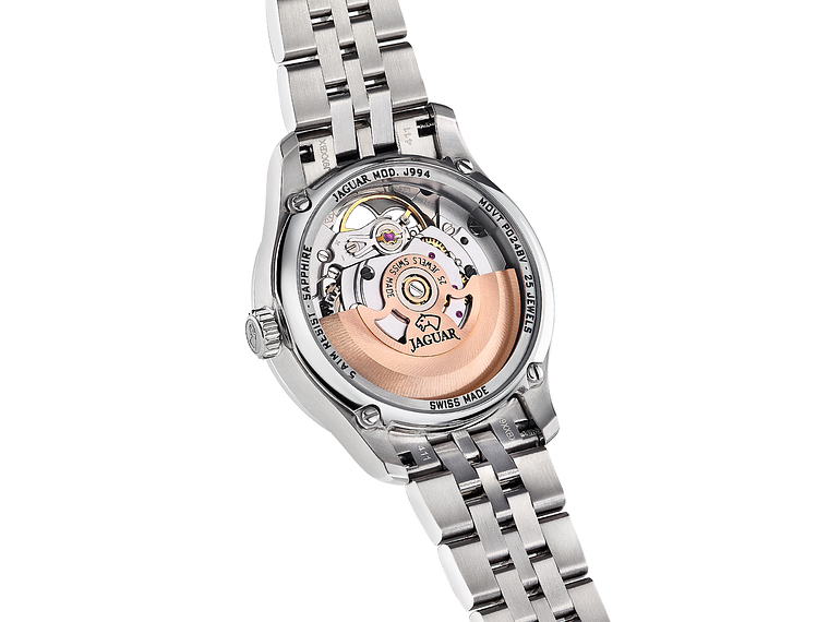 RELOJ DE PULSERA JAGUAR J994/3 SWISS NEGRO MUJER AUTOMÁTICO 4