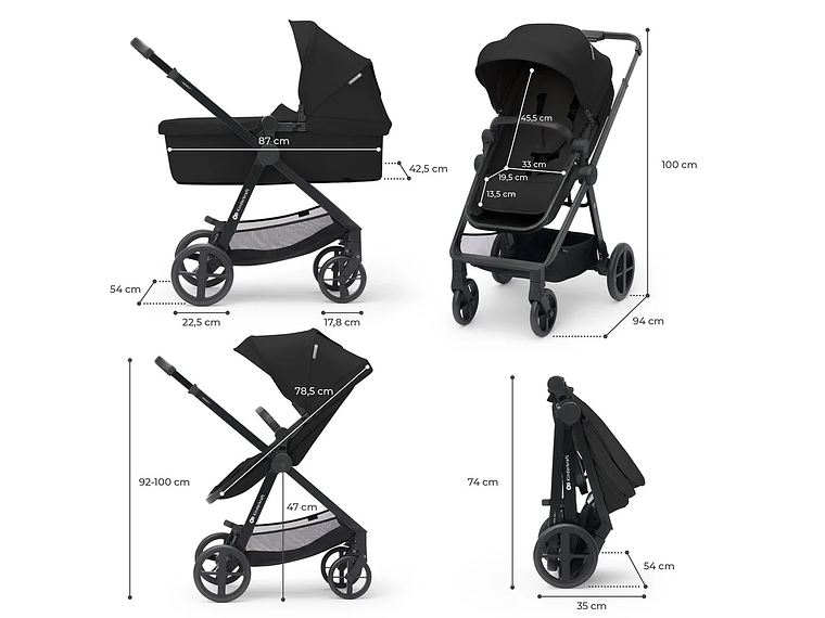 COCHE TRAVEL SYSTEM NEWLY 3EN1 NEGRO 8