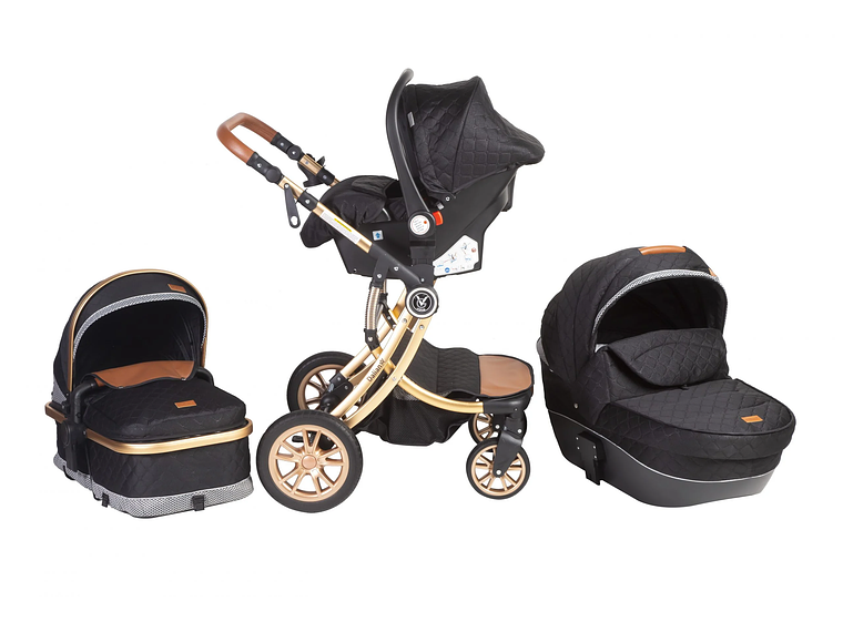 COCHE DALIAN 3EN 1 DE VOYAGE BLACK GREY 3