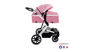 COCHE TRAVEL SYSTEM 4 EN 1 UK PRAM ROSA