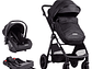 COCHE CUNA TRAVEL SYSTEM ISOFIX SUNSET PREMIUM NEGRO BEBESIT - Miniatura 2
