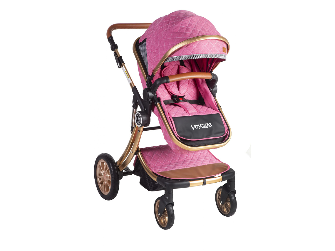 COCHE DALIAN 3EN 1 DE VOYAGE PINK 4