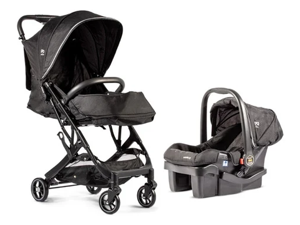 COCHE TRAVEL SYSTEM COMPACTO PIKABOO SALO NEGRO 1