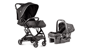 COCHE TRAVEL SYSTEM COMPACTO PIKABOO SALO NEGRO