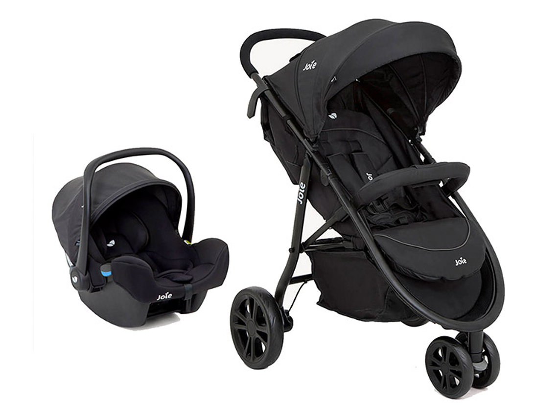 COCHE TRAVEL SYSTEM JOIE LITETRAX NEGRO 1