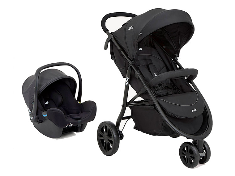 COCHE TRAVEL SYSTEM JOIE LITETRAX NEGRO 1