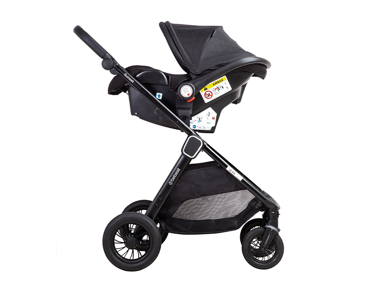 COCHE CUNA TRAVEL SYSTEM ISOFIX SUNSET PREMIUM NEGRO BEBESIT 4