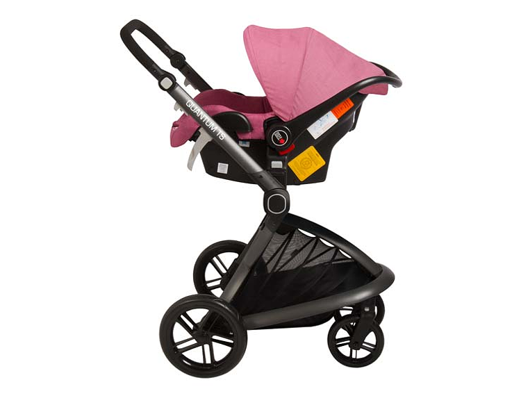 COCHE TRAVEL SYSTEM BEBESIT QUANTUM ROSADO 4