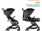 COCHE TRAVEL SYSTEM COMPACTO PIKABOO SALO NEGRO - Miniatura 3