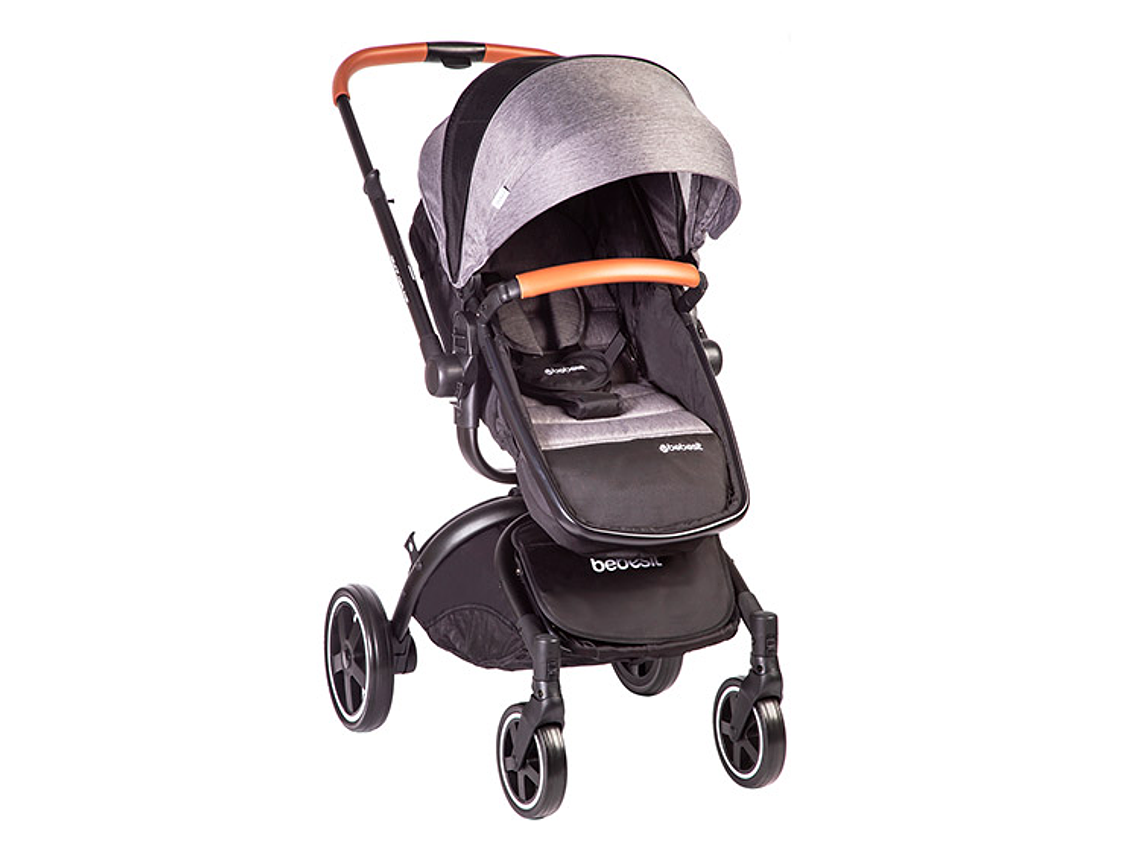COCHE TRAVEL SYSTEM BEBESIT DELUXE 360° NEGRO 2