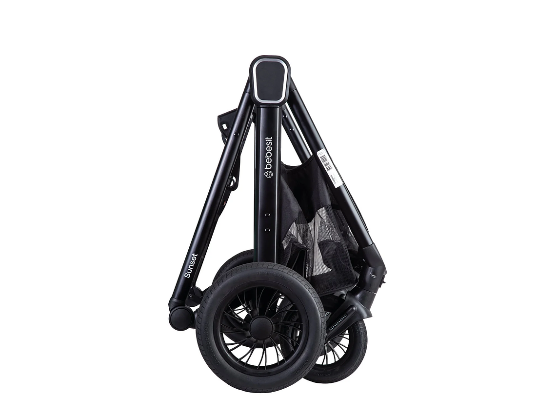 COCHE CUNA TRAVEL SYSTEM ISOFIX SUNSET PREMIUM NEGRO BEBESIT 5