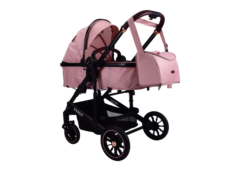 COCHE TRAVEL SYSTEM VENUS PINK 2 EN 1 2