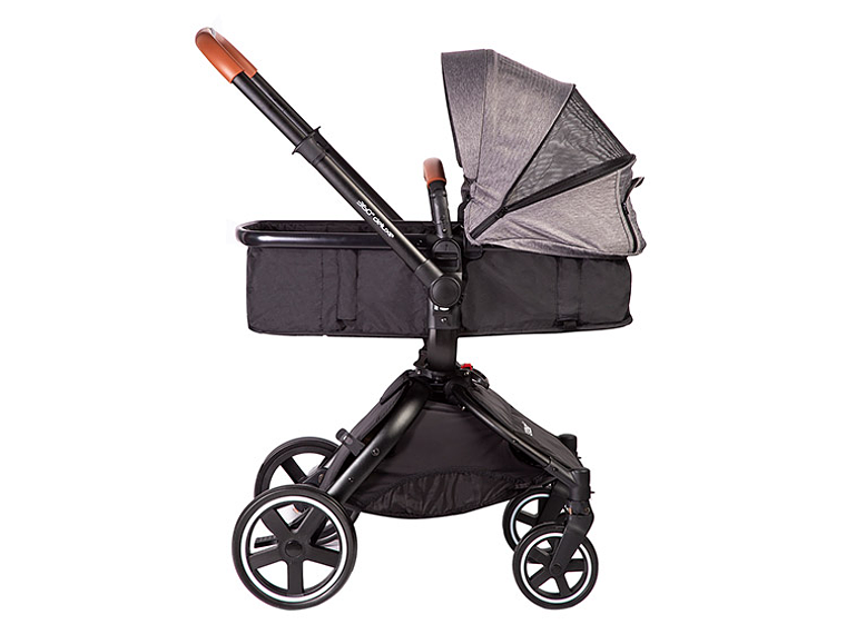 COCHE TRAVEL SYSTEM BEBESIT DELUXE 360° NEGRO 3