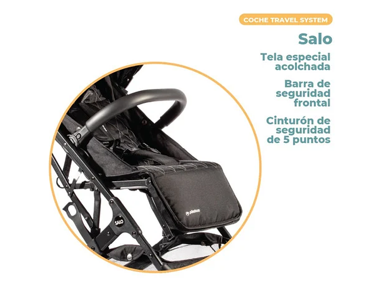 COCHE TRAVEL SYSTEM COMPACTO PIKABOO SALO NEGRO 5